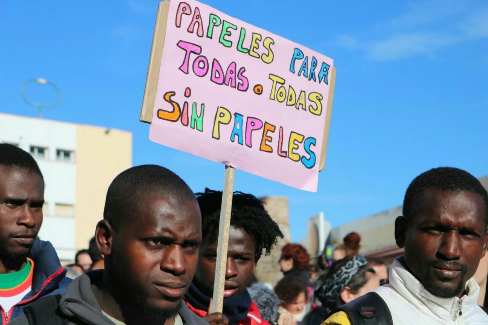 Tarajal Marcha Papeles Para Todos